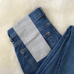 NWT Everlane Mid Rise Skinny (Ankle) in Mid Blue